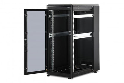 26U Patchkast 600x1000x1342 mm (BxDxH) zwart