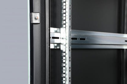 26U Patchkast 600x1000x1342 mm (BxDxH) zwart