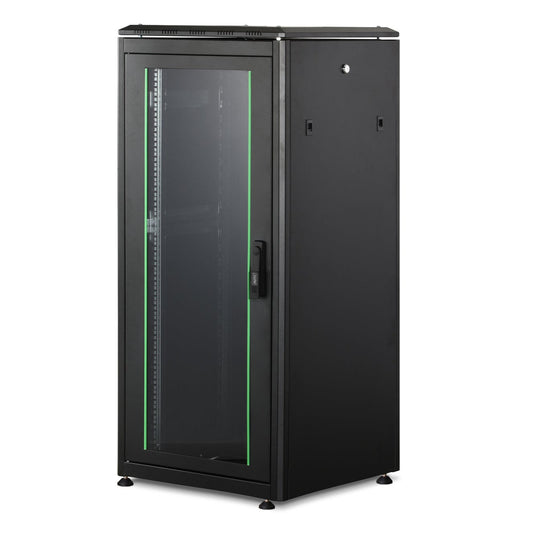 26U Patchkast 600x600x1342 mm (BxDxH) zwart