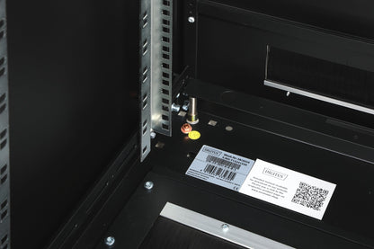36U Patchkast 600x600x1787 mm (BxDxH) zwart