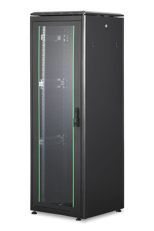 36U Patchkast 600x600x1787 mm (BxDxH) zwart