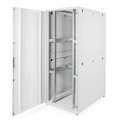 42U serverkast met geperforeerde deuren 800x1200x2050mm (BxDxH) grijs
