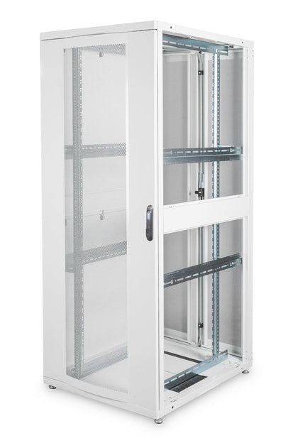 42U serverkast met geperforeerde deuren 800x1000x2050mm (BxDxH) grijs