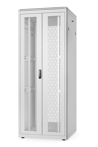 42U serverkast met geperforeerde deuren 800x800x2053mm (BxDxH) grijs