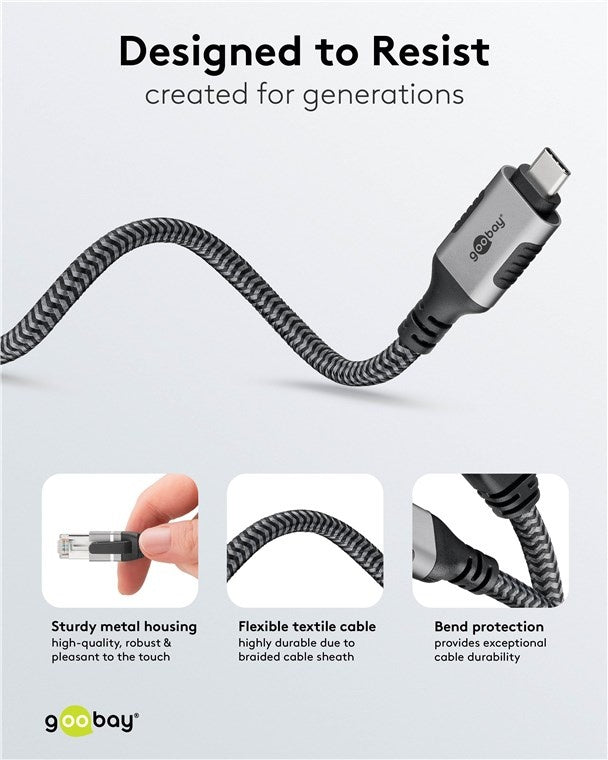 USB-C™ 3.1 naar RJ45 Ethernet kabel 2M