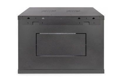 9U wandkast, Dynamic 600x450x478 mm, kleur zwart (RAL 9005)