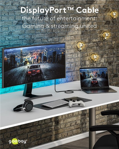 DisplayPort™ Kabel, 8K @ 60 Hz 2M