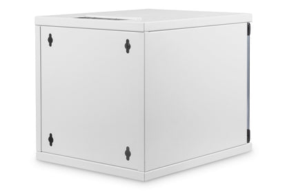 10 inch 6U wandkast 330x312x400  mm (BxHxD) , Grijs