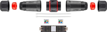 CAT6 UTP toolless outdoor koppelstuk