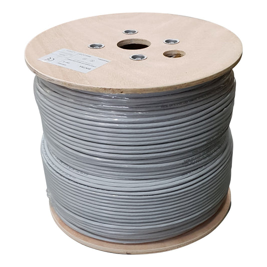 U/UTP CAT6a stug 500M grijs PVC 100% koper