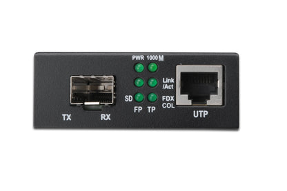 Gigabit-mediaconverter, RJ45 / SFP