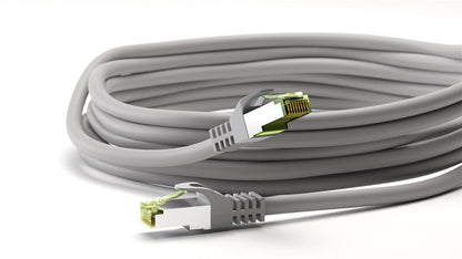 CAT8.1 S/FTP LSZH 0.25M Grijs GHMT gecertificeerd