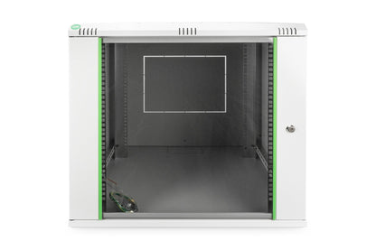 12U wandkast, Dynamic Basic 600x600x611 mm, kleur grijs (RAL 7035)