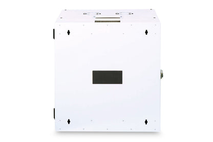 12U wandkast, Unique, 600x600x643 mm dubbel sectie, zwenkbaar, grijs (RAL 7035)