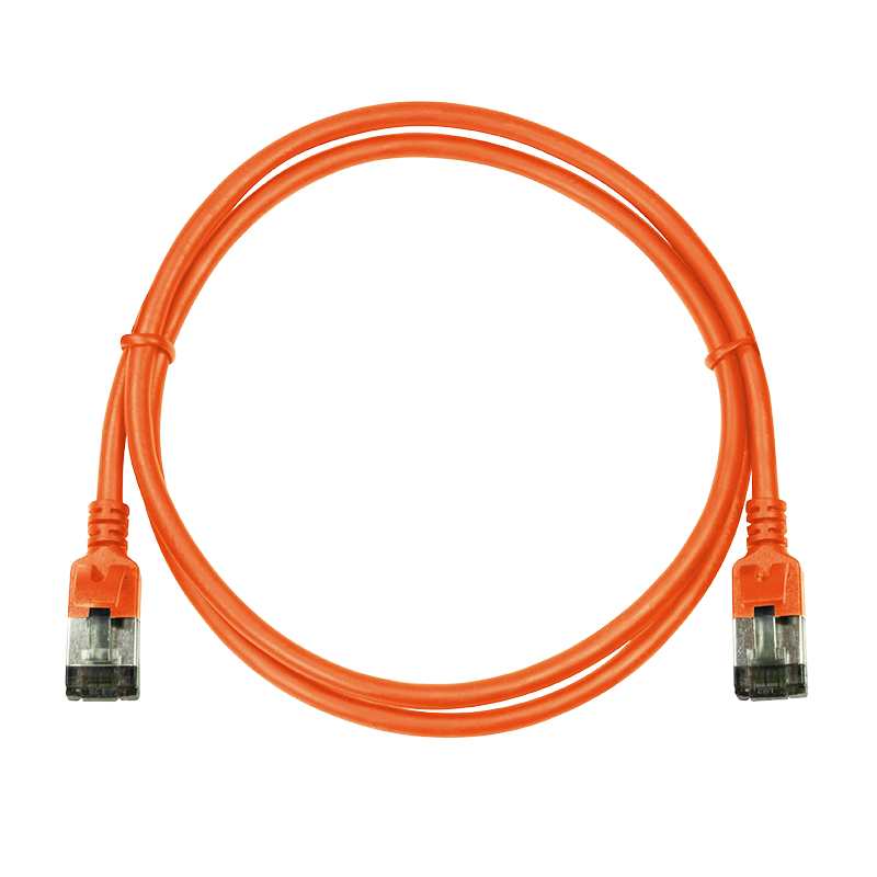 CAT6a U/FTP Ultraflex, 100% koper, oranje, 3M