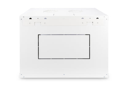 9U wandkast, Dynamic 600x450x478 mm, kleur grijs (RAL 7035)