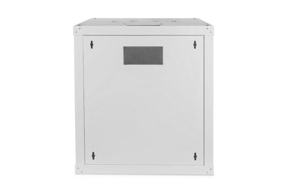 12U wandkast, Unique 600x600x643 mm, kleur grijs (RAL 7035)