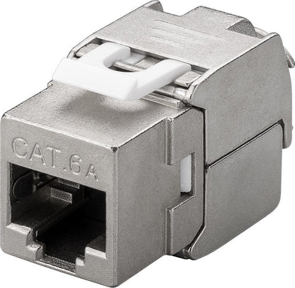 CAT6a keystone RJ45 STP toolless