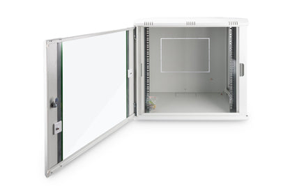 12U wandkast, Dynamic 600x450x611 mm, kleur grijs (RAL 7035)