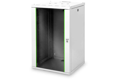20U wandkast, Uniek 600x600x998 mm, kleur grijs (RAL 7035)