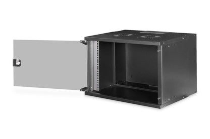 7U wandkast, SOHO PRO, ongemonteerd 540x400x370 mm, zwart