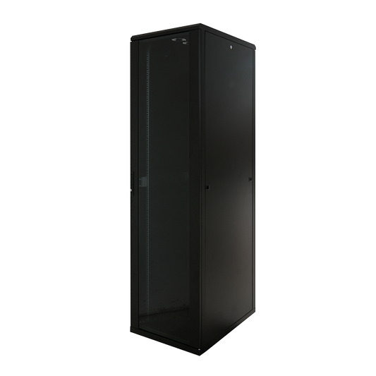 22U serverkast met glazen voordeur (BxDxH) 600x1000x1166mm