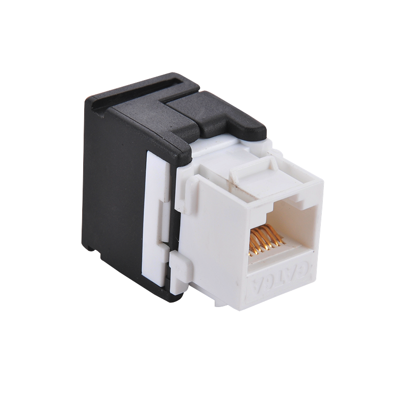 CAT6 keystone RJ45 UTP 180° toolless