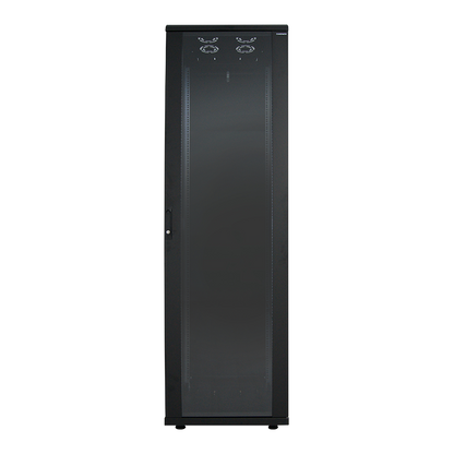22U serverkast met glazen deur 600x600x1166mm (BxDxH)