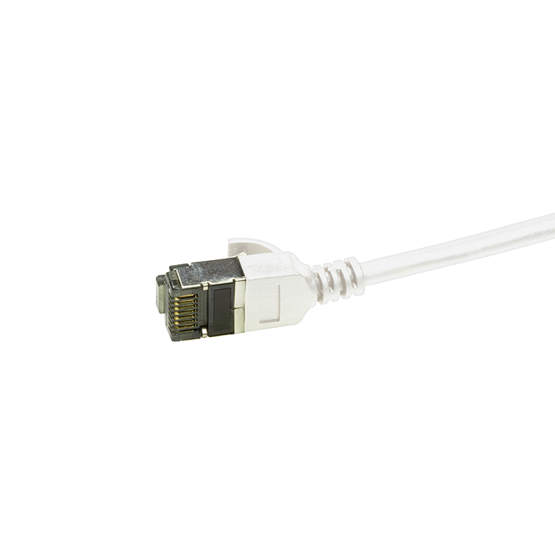CAT6a U/FTP Ultraflex, 100% koper, wit, 1M