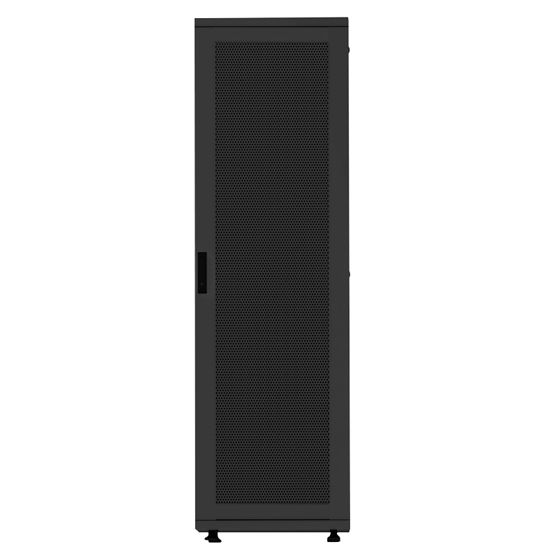 42U serverkast met geperforeerde deuren 800x1000x2055mm (BxDxH) zwart