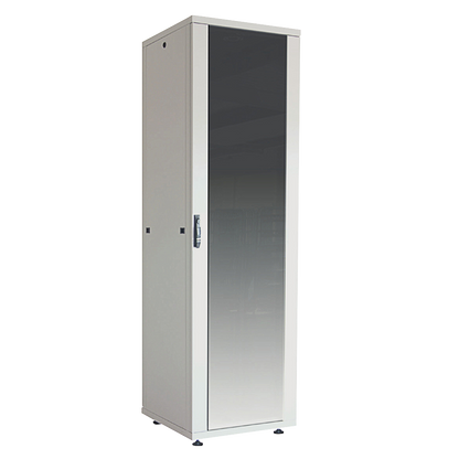 16U patchkast 600x600x878mm lichtgrijs
