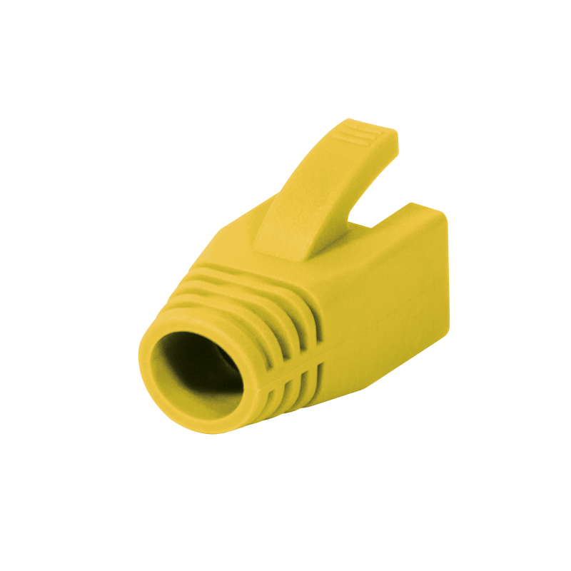 RJ45 Tule 8mm geel 50 stuks
