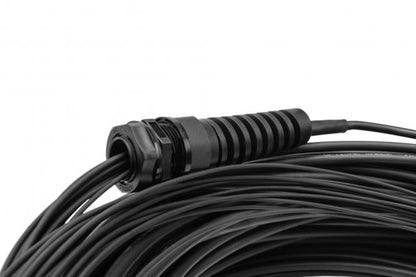 Reeds geassembleerde, 100 M universele breakout glasvezelkabel, multimode OM4, 12 vezels, LC/UPC - LC/UPC