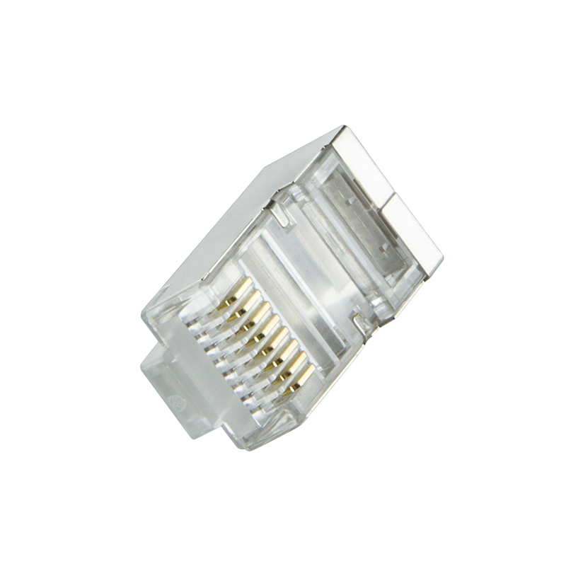 CAT6 Connector met tule RJ45 - STP 100 stuks voor soepele kabel