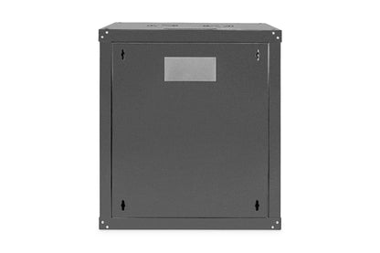 12U wandkast, Uniek 600x450x643 mm, kleur zwart (RAL 9005)