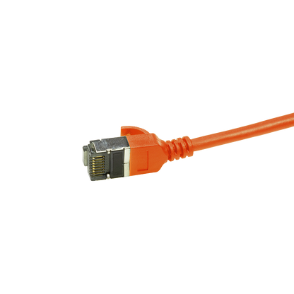 CAT6a U/FTP Ultraflex, 100% koper, oranje, 3M