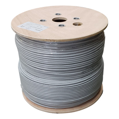 U/UTP CAT6a stug 305M grijs PVC 100% koper