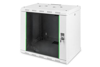 9U wandkast, Unique 600x450x509 mm, kleur grijs (RAL 7035)