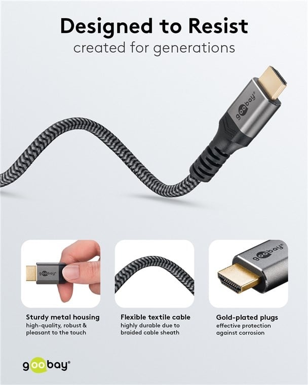 High-Speed HDMI™-kabel 4K 60Hz 5M
