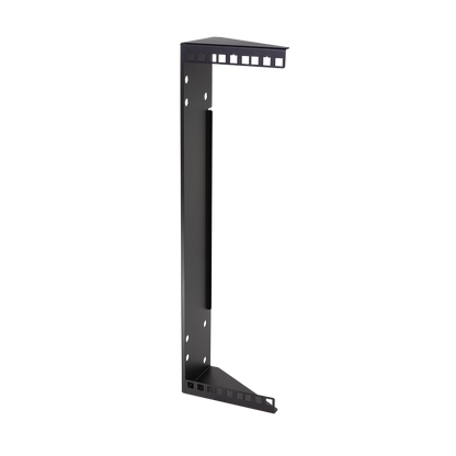 19" verticale muurbeugel 3U zwart