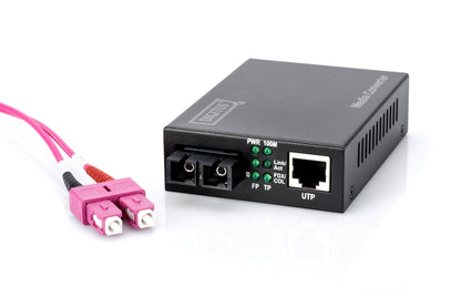 Fast Ethernet Mediaconverter, RJ45 / SC