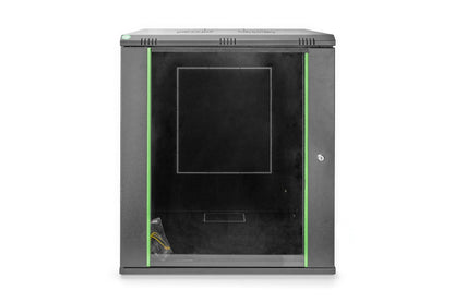 16U wandkast, Dynamic 600x450x789 mm, kleur zwart (RAL 9005)