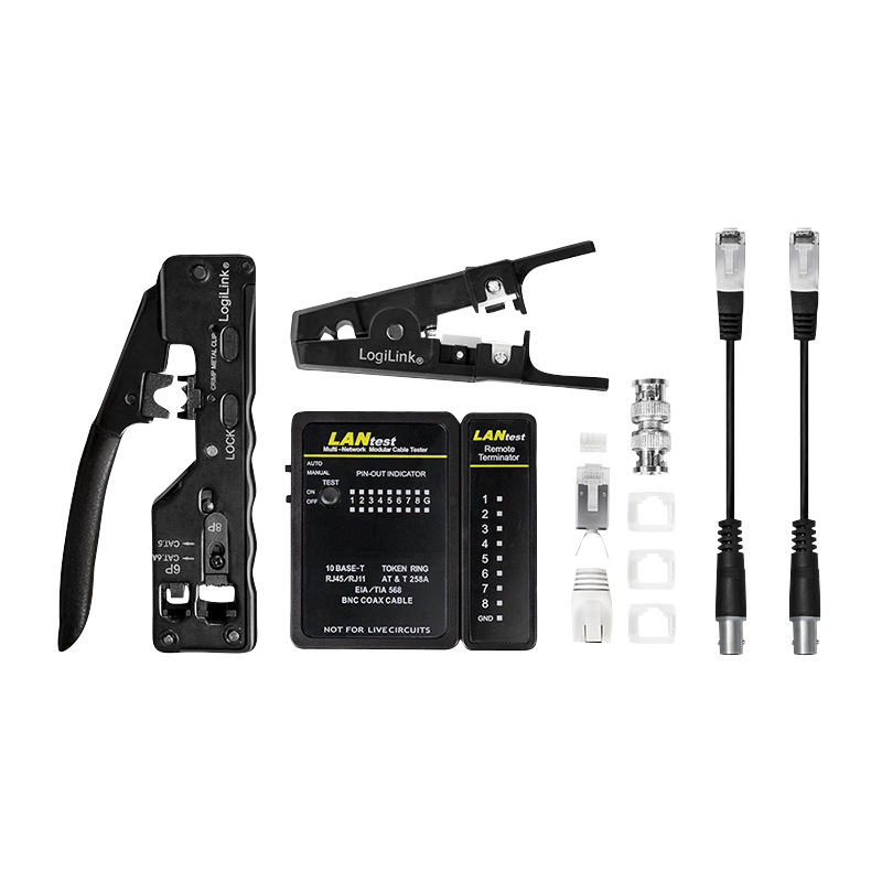 Netwerk toolset voor CAT6a en CAT7 kabels