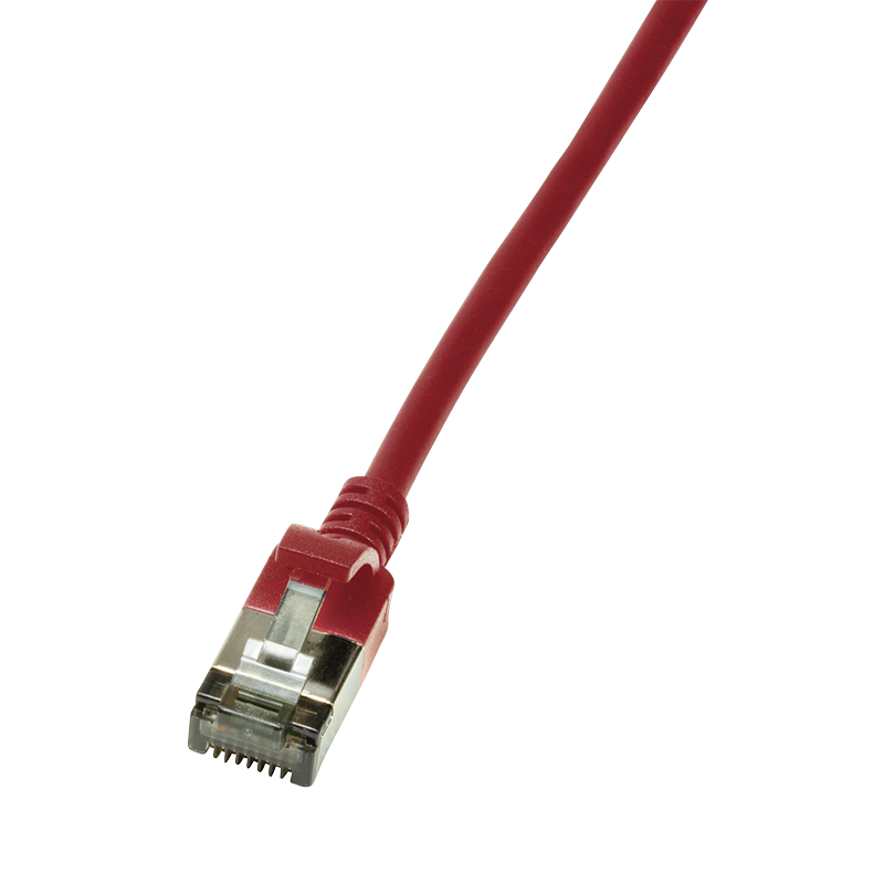 CAT6a U/FTP Ultraflex, 100% koper, rood, 1M