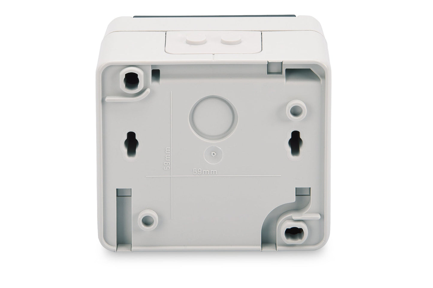 IP44 spatwaterdicht Keystone opbouwdoos 2-voudig