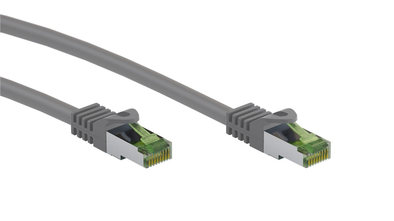 CAT8.1 S/FTP LSZH 0.25M Grijs GHMT gecertificeerd