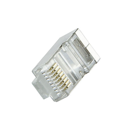 CAT6 Connector met tule RJ45 - STP 10 stuks voor soepele kabel