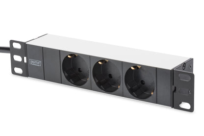 10 inch netwerkbundel, inclusief 6U-kast 330 x 312 x 100 mm, grijze plank, PDU, 8-poorts switch, CAT 6 patchpaneel