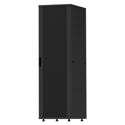 42U serverkast met geperforeerde deuren 800x1000x2055mm (BxDxH) zwart