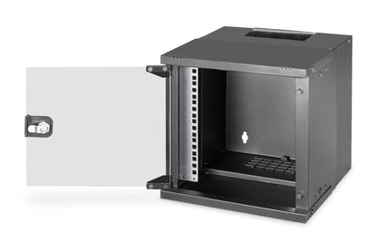 10" 6U wandkast, SOHO PRO, ongemonteerd 325 x 315 x 300 mm, zwart